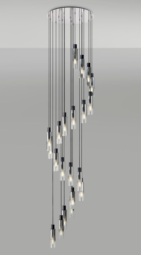 Brooks Slim Round Pendant 21 Light